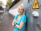 Free the mind through exercise: Jogging therapist Joanna Zebon helps inmates at Berlin's Plotzensee Prison, among others.  Photo: Alexander Heinl / dpa-tmn