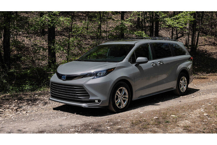 Toyota Sienna Woodland Special Edition: In the bushes of a pickup truck