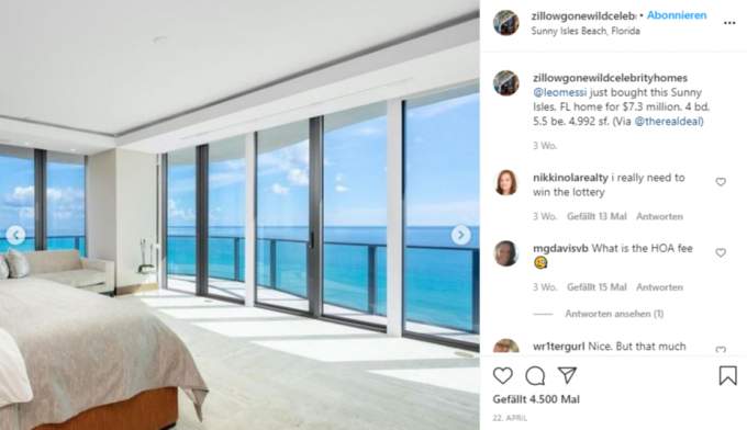 Lionel Messi's Miami apartment