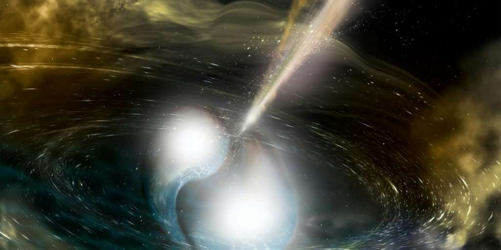 A neutron star merges with a black hole