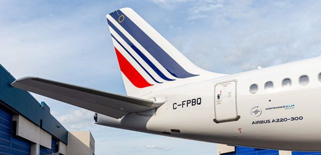 Fully Painted: This is Air France's first Airbus A220