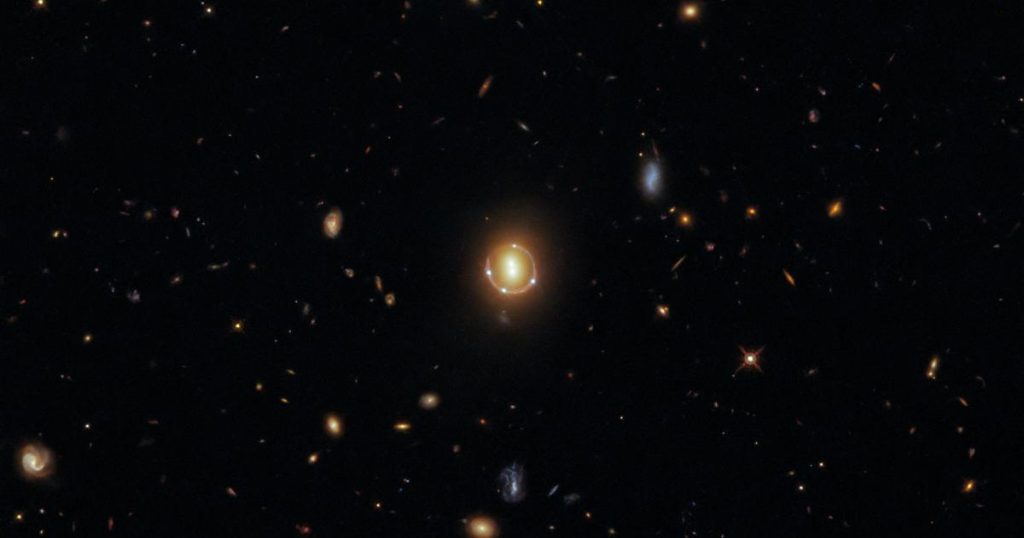 Hubble succeeds in capturing a stunning image of the Einstein Ring
