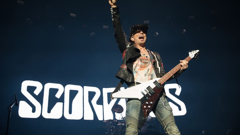 The Scorpions play a concert at Hallenstadtion in Zurich