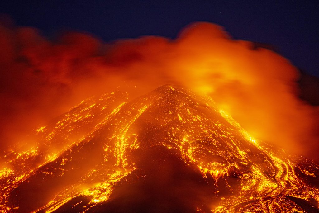Etna volcano erupts in Sicily