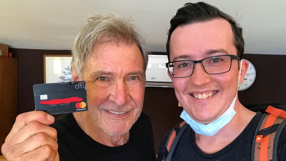 Harrison Ford: German tourist finds his credit card