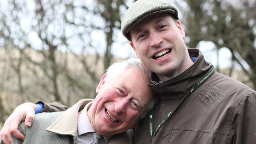 Prince Charles expresses his pride in the environment and William intimately