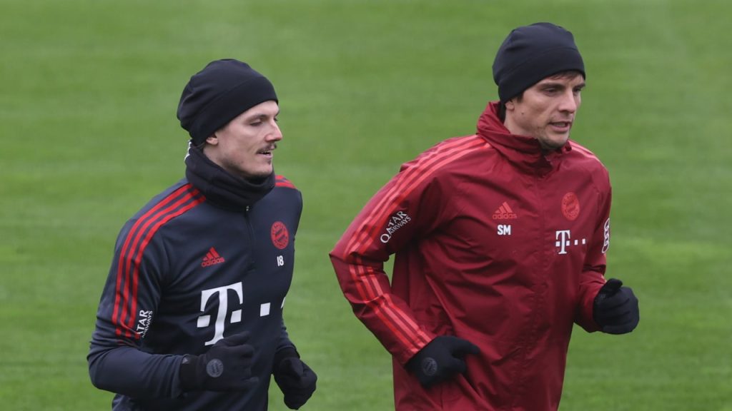The injured Bayern newcomer - Sabitzer is back on the field - the German League