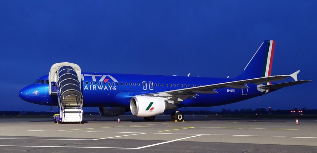 Airbus A320 EI-DTE: this is the first aircraft in the new format from ITA Airways