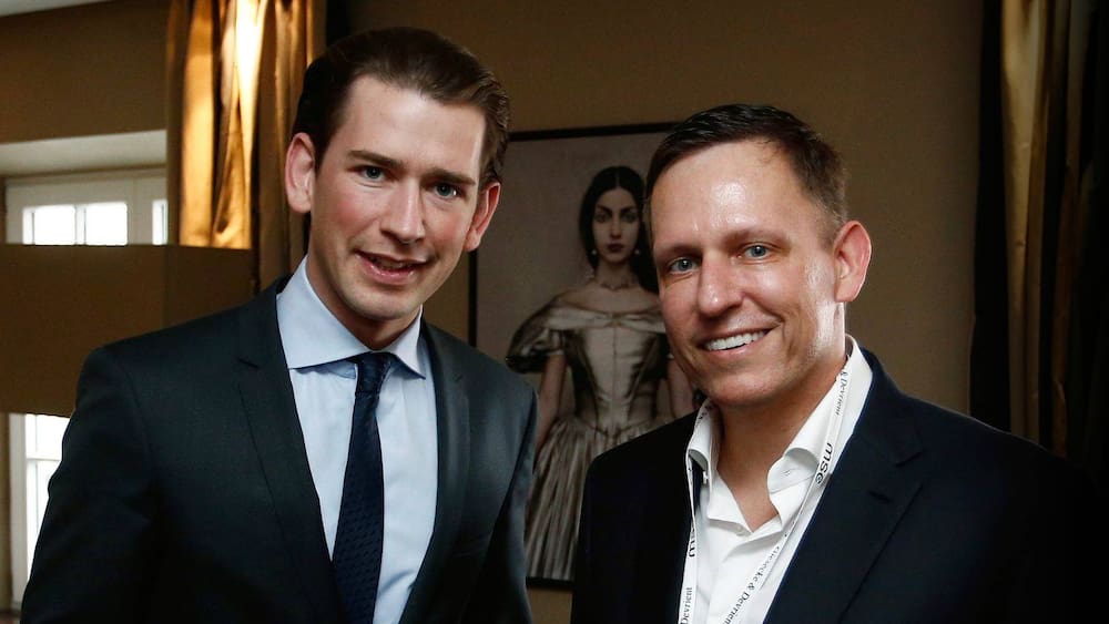 Ex-adviser Sebastian Kurz has a new job with Peter Thiel
