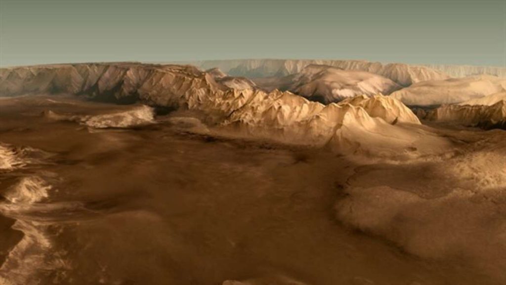 The Mars probe makes an unexpected discovery under the "Grand Canyon" of the red planet