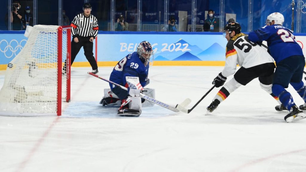 Olympia 2022: Germany's ice hockey team fails against USA
