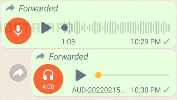 WhatsApp: This is what forwarded voice messages and audio files will look like in the future.