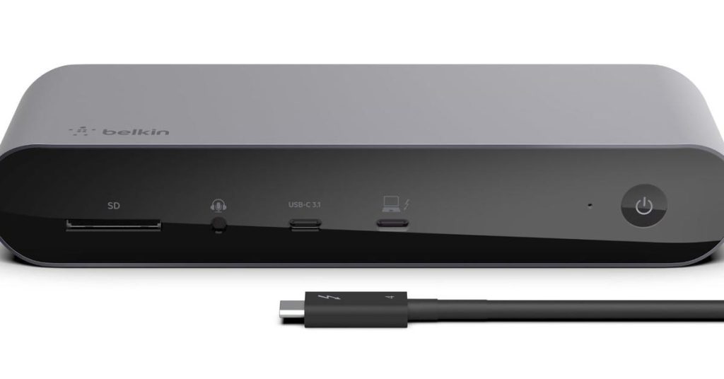 Belkin Connect Pro Dock with Thunderbolt 4 has 12 ports