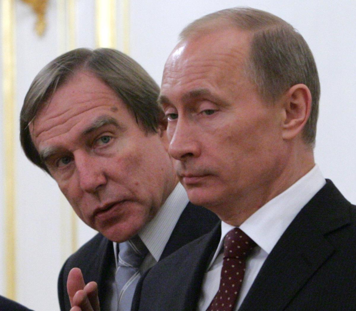 According to the State Secretariat for Economic Affairs, Sergey Roldugin (left) is 