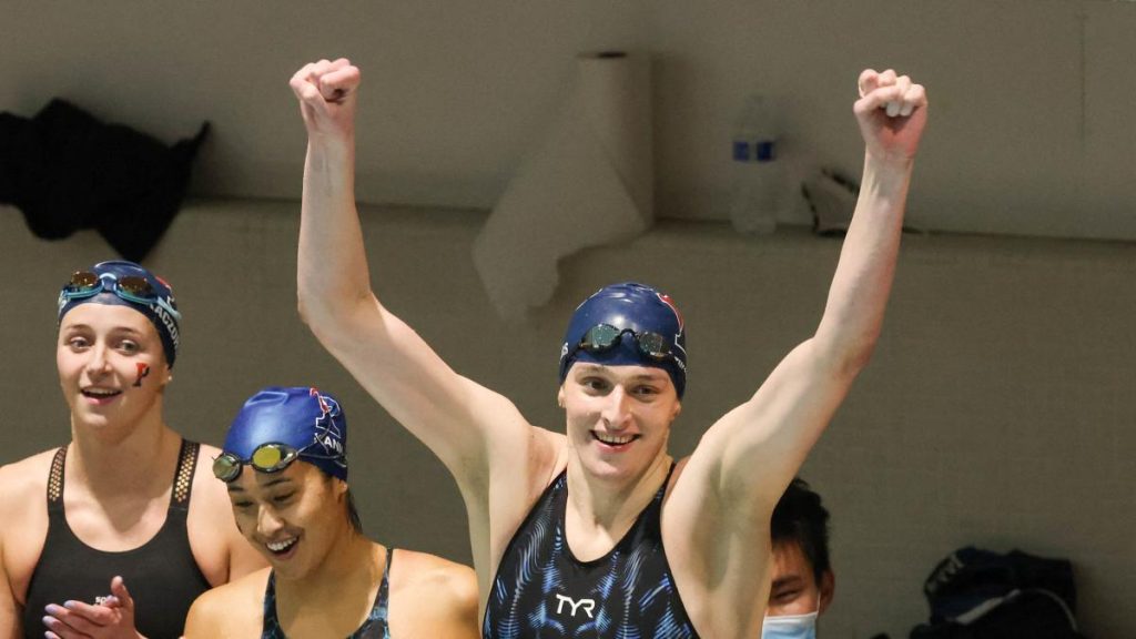 Leah Thomas: Transgender rookie splits the world of swimming