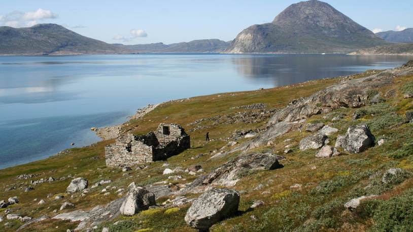 Für fast 500 Jahre lebten Wikinger in Grönland, bis sie mysteriöserweise auf einmal verschwanden: eine verlassene Wikingersiedlung in Grönland. (Archivbild)