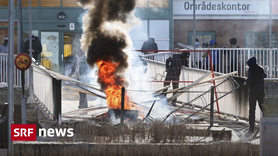 Protests against right-wing extremists - riots in Sweden - three gunshot wounds