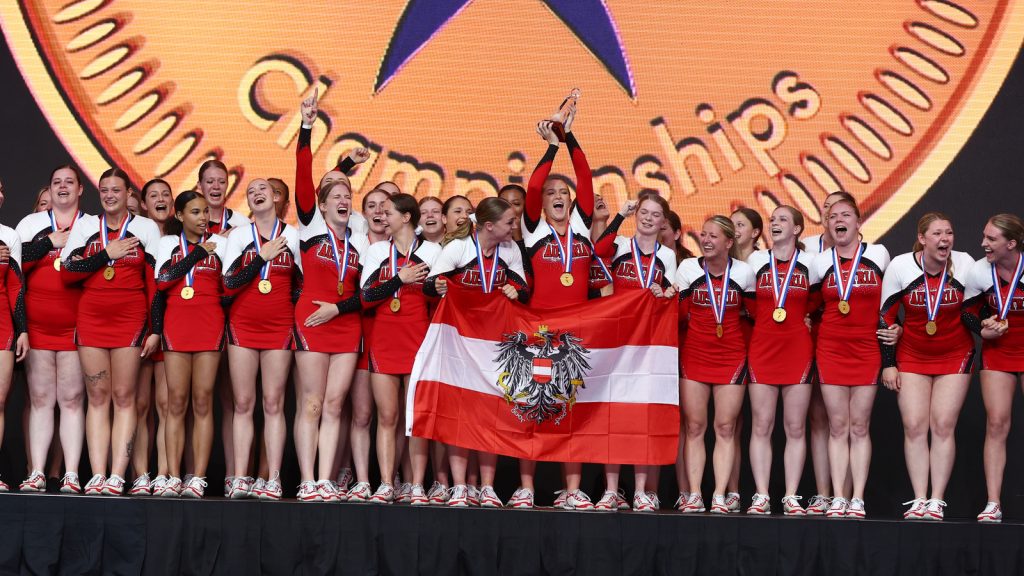 Austria is the new world champion in cheerleading