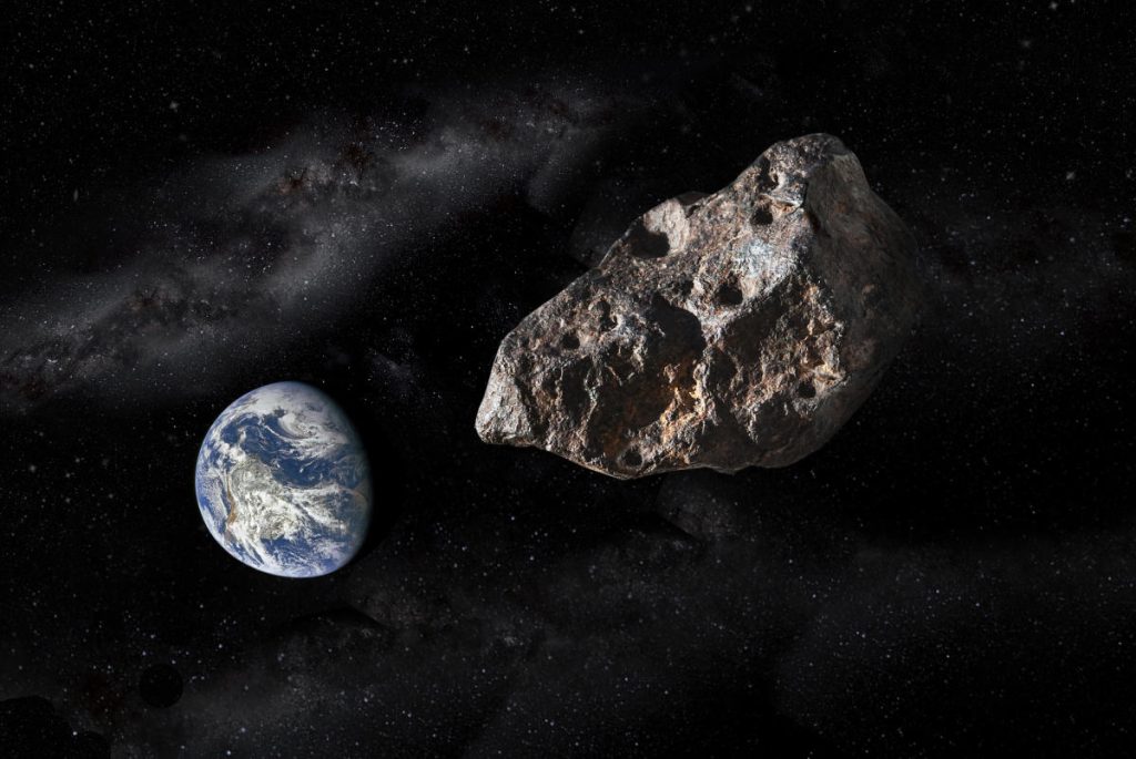 The asteroid will fly "close" to Earth