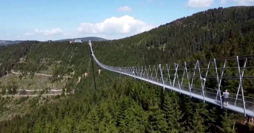 Long suspension bridge log.  These 721 meters are only for people with a head in heights.
