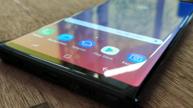 Surprise at Samsung: The Galaxy Note 9 is currently receiving the May update.