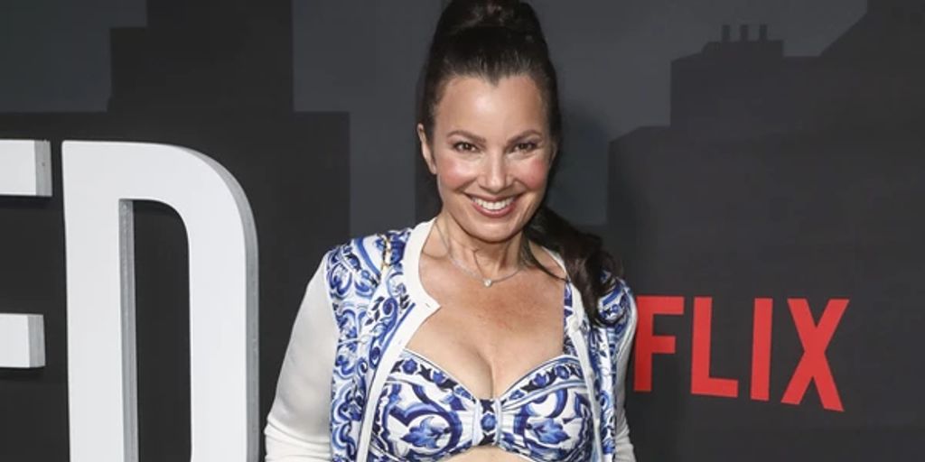 Fran Drescher grabs everyone's attention in his midriff outfit