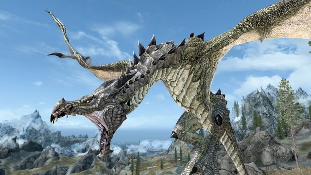 Modder brings dragons to Tamriel in 16K