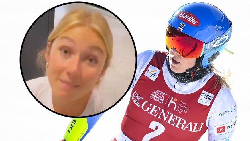 Ski star Michaela Schiffrin angry at Zurich airport