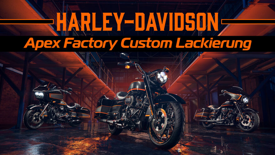Harley-Davidson Reveals New Factory Custom Apex Paint Designs for Touring Models