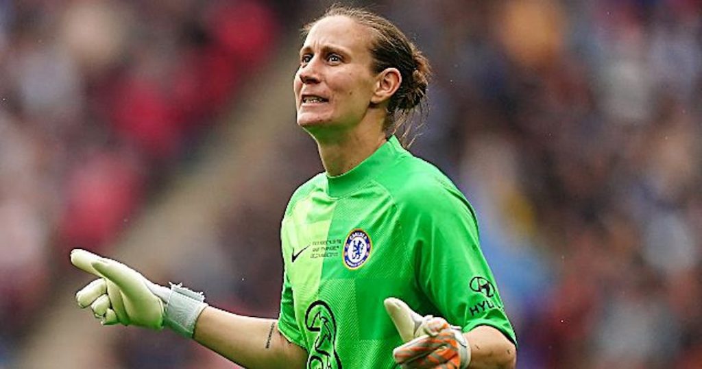 Trauma diagnosis.  Germany goalkeeper Anne Catherine Berger has been diagnosed with thyroid cancer again.