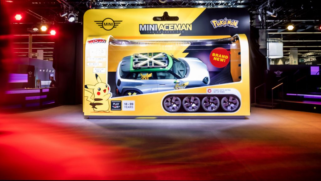 Gamescom 2022: Drive Mini Concept Aceman Car to the game fair with Pokemon Mode