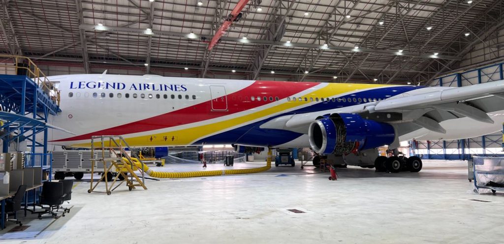 Legendary Airlines: Recolored tape deletes Air Belgium from Airbus A340