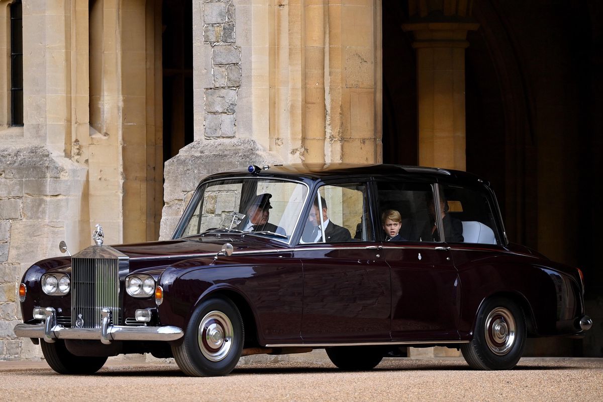 The Little Prince: Prince Geoges arrives at Windsor Castle.  (September 19, 2022)