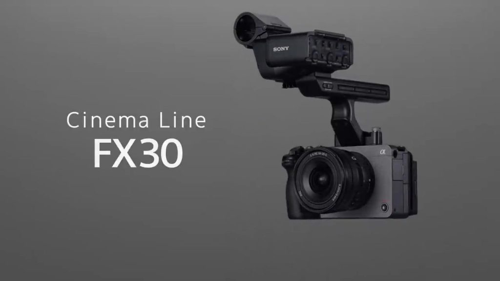 Sony introduces the new FX30 camera