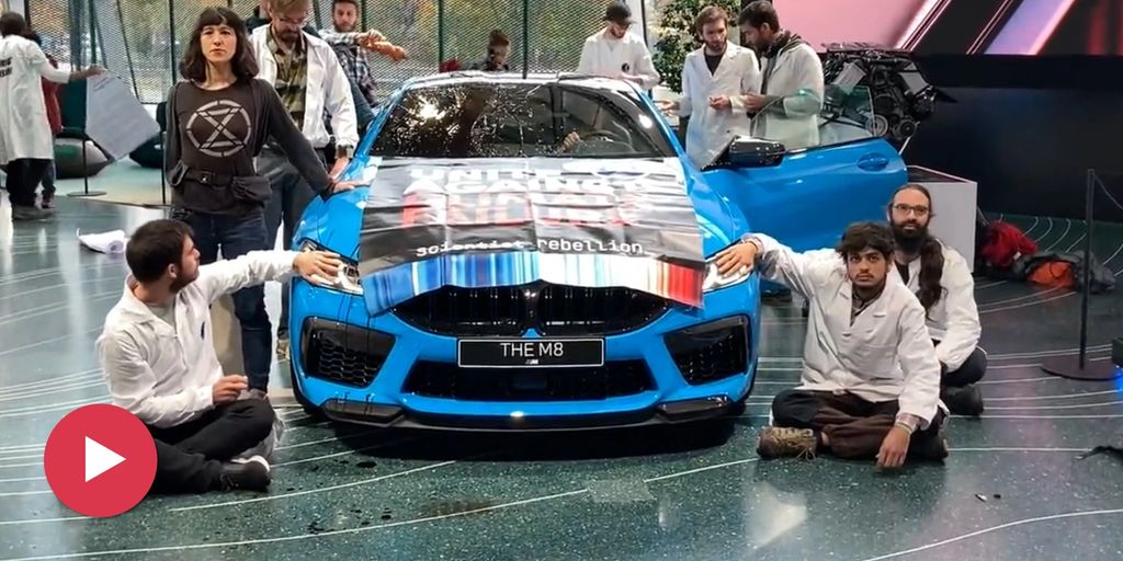 Climate activists commit to BMW at Munich Museum