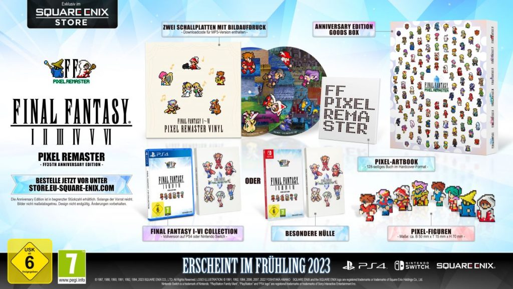 Final Fantasy Pixel Remaster appears in this sleek version for Switch and PS4 • JPGAMES.DE